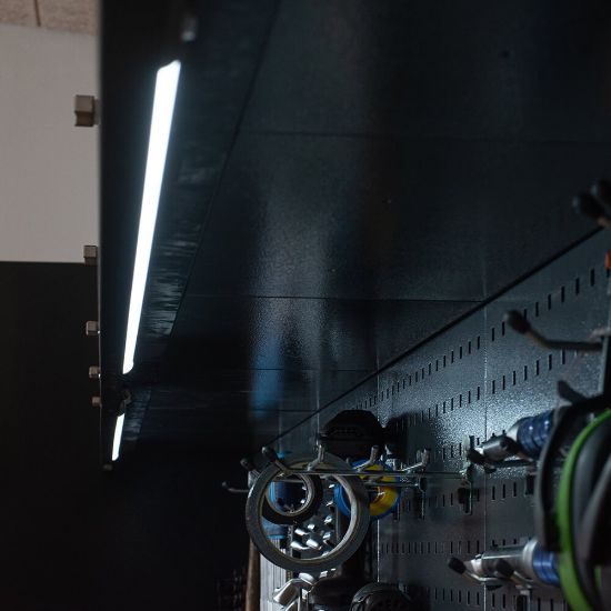 Bild på LED-belysningsset 625 mm för hörn/1 modul - Verkstadsinredning