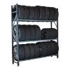 Bild på Modulline - Däckställ Set - 144 däck/hjul - för 20 fots container