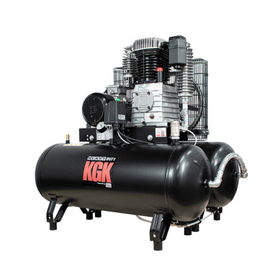 Bild på KGK kompressor 5,5 hk - 180 L (2x90L)