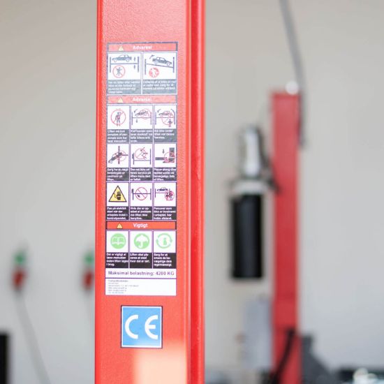Bild på Deluxe 4-pelarlyft - 4200 kg - lång