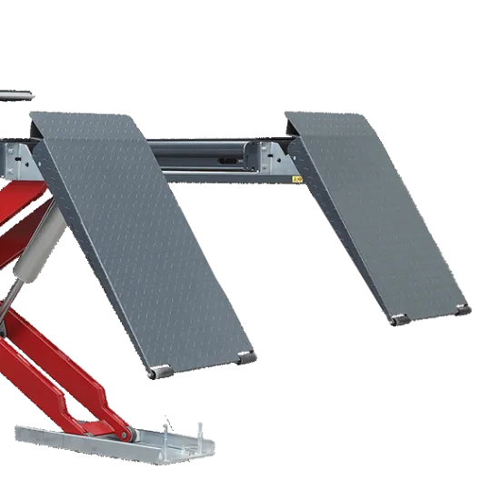 Bild på Lange opkørselsramper (1140 mm) - til Nimalft kørebanesaxlift 5500 kg. 