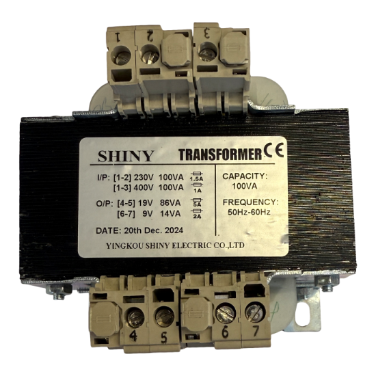 Bild på Transformator 100VA 230V/400V - 9/19V AC