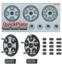 Bild på Haweka Quickplate V-set 40mm - 4 & 5 håls inkl. väggfäste