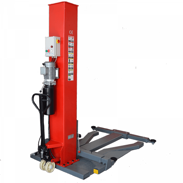 Manual - Deluxe 1-søjlet autolift - 2500kg